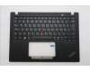 Lenovo 5M11N89404 C-Cover with keyboard, Danish, Black, Backlight, UK