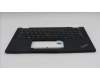 Lenovo 5M11N93136 C-Cover with keyboard, Arabic, Black, Backlight, WWAN, US