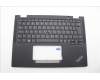 Lenovo 5M11N93201 C-Cover with keyboard, Norwegian, Black, Backlight, WWAN, UK