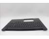Lenovo 5M11P68336 C-Cover with keyboard, Italian, Black, Backlight, UK