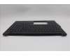 Lenovo 5M11P68362 C-Cover with keyboard, Spanish, Black, Backlight, UK