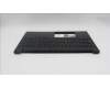 Lenovo 5M11S10402 C-Cover with keyboard, UK English, Black, Backlight, UK