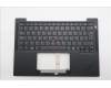 Lenovo 5M11S15624 C-Cover with keyboard, Spanish LA, Black, Backlight, UK