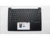 Lenovo 5M11S26921 C-Cover with keyboard, Japanese, Black, Backlight, JP