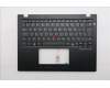 Lenovo 5M11S33673 C-Abdeckung mit Tastatur, Englisch (GB), schwarz, Ohne_Hintergrundbeleuchtung, Wärmekontaktnieten