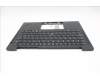 Lenovo 5M11S37378 C-Cover with keyboard, Spanish, Black, Backlight, UK