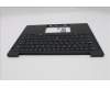 Lenovo 5M11S37624 C-Cover with keyboard, Icelandic, Black, Backlight, WWAN, UK