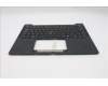 Lenovo 5M11S37983 C-Cover with keyboard, Belgian, Black, Backlight, UK
