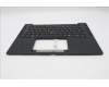 Lenovo 5M11S38060 C-Cover with keyboard, Spanish, Black, Backlight, UK
