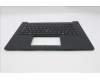 Lenovo 5M11T54215 C-Cover with keyboard, Belgian, Black, Backlight, UK