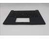 Lenovo 5M11T54247 C-Cover with keyboard, US English Euro, Black, Backlight, US