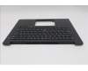 Lenovo 5M11T54311 C-Cover with keyboard, Slovenian, Black, Backlight, UK