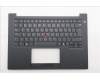 Lenovo 5M11T55175 C-Abdeckung mit Tastatur, Norwegisch, schwarz, Hintergrundbeleuchtung, Chipkartenleser
