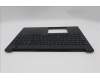 Lenovo 5M11T58531 C-Cover with keyboard, Spanish, Black, WWAN, Number Pad, UK