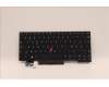 Lenovo 5N20V43874 Keyboard Internal, Belgian, Black, Non-Backlight, UK