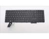 Lenovo 5N21D93629 Keyboard Internal, Norwegian, Black, Backlight, w/Number, UK