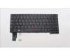 Lenovo 5N21H76815 Keyboard Internal, Belgian, Black, Backlight, UK