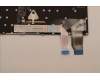 Lenovo 5N21H76884 Keyboard Internal, Danish, Grey, Backlight, UK