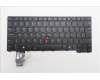 Lenovo 5N21M38183 Keyboard Internal, Slovenian, Black, Backlight, UK