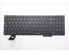 Lenovo 5N21Q49608 Interne Tastatur, Englisch (GB), schwarz, Hintergrundbeleuchtung, mit Ziffernblock