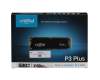 Crucial P3 Plus PCIe NVMe SSD Festplatte 500GB (M.2 22 x 80 mm) für Gaming Guru venus RTX (N957TD)