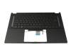 6037B0245313 Original IEC Tastatur inkl. Topcase DE (deutsch) schwarz/schwarz mit Backlight ONE ZONE RGB
