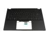 6037B0245323 Original IEC Tastatur inkl. Topcase SF (schweiz-französisch) schwarz/schwarz mit Backlight