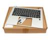 6037B0277804 Original IEC Tastatur inkl. Topcase DE (deutsch) schwarz/silber mit Backlight