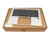 6051B1689601 Original HP Tastatur inkl. Topcase DE (deutsch) schwarz/silber mit Backlight