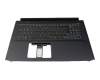 6070B1599602 Original Acer Tastatur inkl. Topcase DE (deutsch) schwarz/schwarz mit Backlight