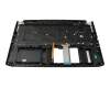 6070B1599602 Original Acer Tastatur inkl. Topcase DE (deutsch) schwarz/schwarz mit Backlight