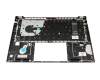 6070B2455702 Original HP Tastatur inkl. Topcase DE (deutsch) schwarz/silber mit Backlight