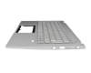 6B.AB1N2.015 Original Acer Tastatur inkl. Topcase CH (schweiz) silber/silber mit Backlight