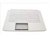 Acer 6B.C4HN1.022 COVER.UPPER.WHITE.mit Tastatur schweizer-GER.BL/ANT*2
