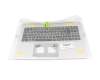 6B.J7WN2.014 Original Acer Tastatur inkl. Topcase DE (deutsch) schwarz/silber
