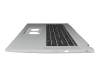 6B.K9ZN2.014 Original Acer Tastatur inkl. Topcase DE (deutsch) schwarz/silber