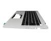 6B.KF2N2.014 Original Acer Tastatur inkl. Topcase DE (deutsch) schwarz/silber mit Backlight