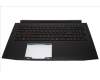 6B.Q3HN2.001 Acer Obere Abdeckung Schwarz mit Tastatur US-International Hintergrundbeleuchtung für 1050