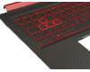 6B.Q3MN2.012 Original Acer Tastatur inkl. Topcase DE (deutsch) schwarz/rot/schwarz mit Backlight (Nvidia 1050)