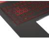 6B.Q3XN2.012 Original Acer Tastatur inkl. Topcase DE (deutsch) schwarz/rot/schwarz mit Backlight (Nvidia 1060)