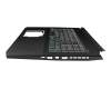 6B.Q9VN4.003 Original Acer Tastatur inkl. Topcase DE (deutsch) schwarz/schwarz mit Backlight