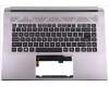 Acer 6B.QFQN2.001 Tastatur grau mit Topcase US international mit Backlight