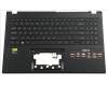 Acer 6B.QPEN7.030 Tastatur inkl. Topcase US international mit Backlight
