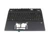 6B.QX2N7.011 Original Acer Tastatur inkl. Topcase DE (deutsch) schwarz/schwarz mit Backlight