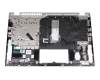 6BAB1N2014 Original Acer Tastatur inkl. Topcase DE (deutsch) silber/silber mit Backlight