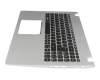 6BH5KN2014 Original Acer Tastatur inkl. Topcase DE (deutsch) schwarz/silber mit Backlight
