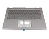 6BKHKN7011 Original Acer Tastatur inkl. Topcase DE (deutsch) grau/grau mit Backlight