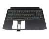 6BQ6DN2012 Original Acer Tastatur inkl. Topcase DE (deutsch) schwarz/schwarz mit Backlight