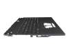 6BQX2N7011 Original Acer Tastatur inkl. Topcase DE (deutsch) schwarz/schwarz mit Backlight