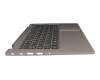 71NJE338029 Original Compal Tastatur inkl. Topcase DE (deutsch) anthrazit/grau mit Backlight mit Smart Pen Fach